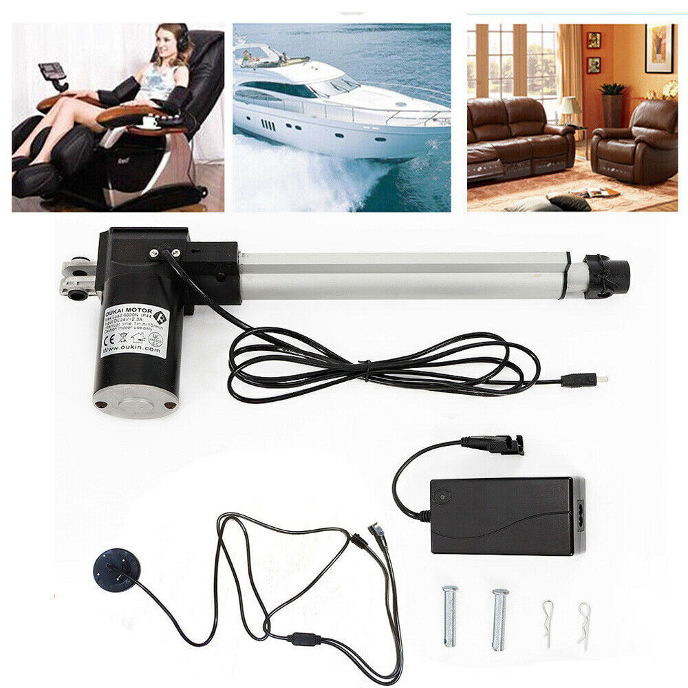 FETCOI 24 V DC Linear Actuators 250mm Stroke Length Electric Power