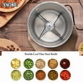 thumbnail image 1 of Electric Coffee and Spice Grinder, 100g Large Capacity Stainless Steel Blade Grinder for Coffee Beans, Spices, Nuts, and Grains, A Multi-Purpose Kitchen Mill with One-Touch Operation, 1 of 12