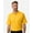 Campus Gold, variant on CORE365 CE106 Men's Resolve CVC Performance Pique Polo-Black-S