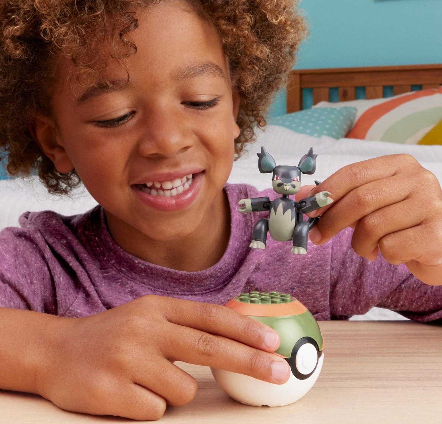 MEGA Pokemon Alolan Rattata Building Toy Kit, Poseable Action Figure (29 Pieces) for Kids