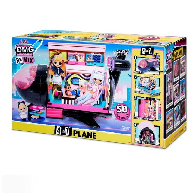 Set de Juego MGA Entertainment LOL Surprise! Avión 4 en 1 para Muñecas