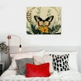 thumbnail image 5 of SHERONV Butterfly Plants Yellow Flower Wall Decor Canvas Art 16x12in, 5 of 6