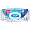 Kleenex Wet Wipes Gentle Clean For Hands And Face, 1 Flip-Top Pack of 56 Wipes