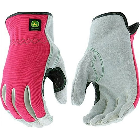 1PC John Deere Women's Leather Work Glove