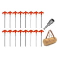 thumbnail image 1 of Estacas para Acampar Con Tornillo en Espiral 20 Piezas Campaña (16 Piezas), 1 of 9