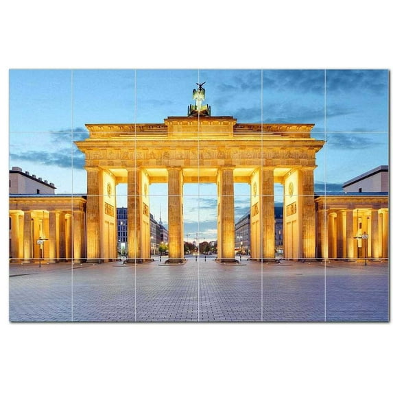 Monument Ceramic Tile Mural Kitchen Backsplash Bathroom Shower, 400925-L64