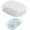 White, variant on 4 Pack Soap Saver Pad, Self Draining Soap Lift Holder Mat, Porous PVC Soap Tray Liner, Non-Slip Soap Saver for Bathroom Shower Kitchen Sink, Can Be Trimmed