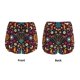 thumbnail image 3 of Balery Colorful Mexican2 Pantalones cortos deportivos para mujer con forro y dos bolsillos, elásticos, para entrenamiento, gimnasio, yoga-XX-Large, 3 of 7