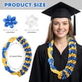 thumbnail image 2 of Kicpot Graduation Leis Class of 2026 Grad Ribbon Leis Double Braided Necklace Hawaiian Flower Garland with Metal Graduation Cap Hanging Keepsake Ornament for Him Her Graduation Party Decorations, 2 of 11