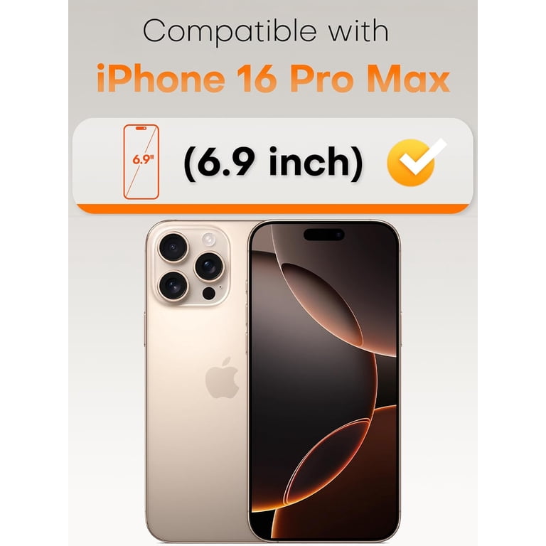 Privacy Screen Protector for iPhone 16 Pro Max Tempered Glass photo 3