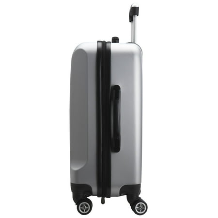 Tennessee Volunteers 21" Hard Case 2-Tone Spinner Carry-On Luggage - Silver