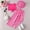 Hot Pink-02, variant on Sentuca Girls Summer Outfit Sets Tank Tops and Wide Leg Pants and Sun Cap 3PC Casual Toddler Clothes Size 3 Years