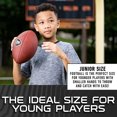 thumbnail image 6 of Franklin Sports NFL Las Vegas Raiders Football - Youth Junior Size Football for Kids - Official NFL Team Logo + Colors Youth Football - Kids NFL Fan Shop Football, 6 of 13