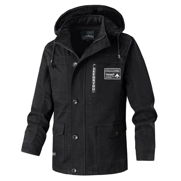 Xihbxyly Chaqueta con Capucha, Elegante Abrigo Ajustado, Versátil Abrigo con Bolsillos y Cremallera, Tejido Suave y Cómodo, Ideal para Deportes Al Aire Libre y Trabajo, Disponible En Varias Tallas.
