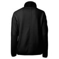 thumbnail image 3 of Women's Cutter & Buck  Black Buffalo Bills Helmet Logo Cascade Eco Sherpa Full-Zip Fleece Jacket, 3 of 3