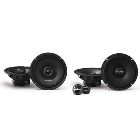 Alpine EL-E65C-G 6.5" Component Speaker Set & DM-65-G 6.5" Speaker Set
