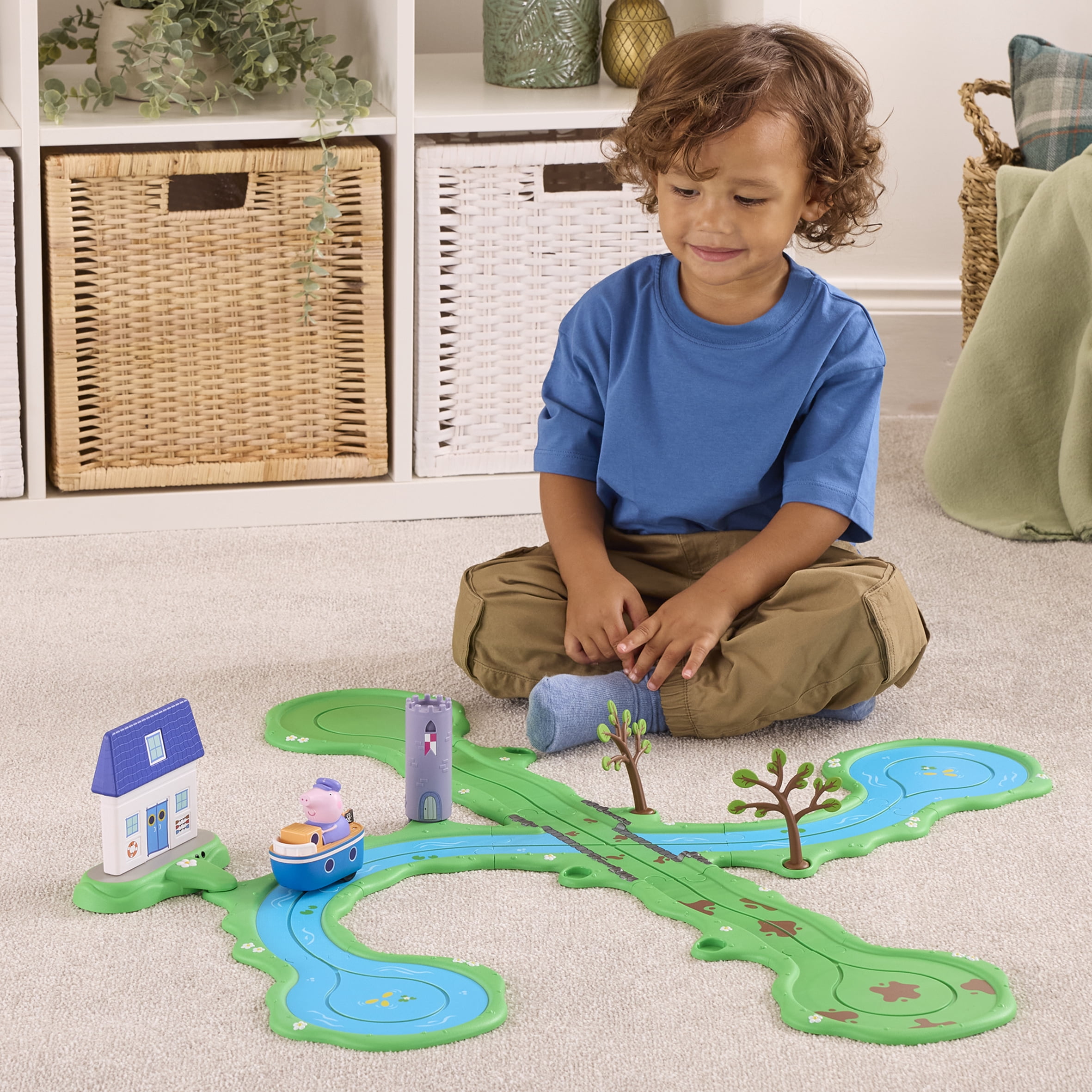 Peppa Pig Whizz-Around Bobbing Along Boat Set