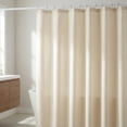 thumbnail image 5 of Unique Bargains Waffle Weave Shower Curtain with Excellent Drape Beige 71"W x 71"L, 5 of 8