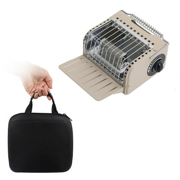 Adjustable Cooking Stove Camping Warming Heater with Storage Bag, Outdoor Camping Heating Stove Camping Warming Stove