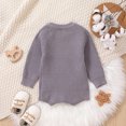 thumbnail image 4 of Gubotare Toddler Boys Crewneck Sweaters Toddler Baby Girl Boy Knit Sweater Long Sleeve Pullover Oversized Sweatshirt Fall Winter Clothes Size 6 9 Months (Grey,6-9 Months), 4 of 7
