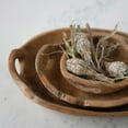 thumbnail image 5 of Creative Co-Op Teak Wood Bowls with Handles, Set of 3 (Each One Will Vary), 5 of 6