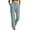 Gray, variant on Wyobmus Womens Cotton Linen Pants Drawstring Elastic Waist Casual Straight Leg Trousers Cropped Pants With Pockets Beige