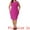 Hot Pink, variant on Plus Size Sleeveless Straight Pencil Sheath Dresses 1X Navy Blue