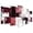 Red, variant on ZHONGYUTONG Abstract Wall Art 5 Piece Canvas Prints Black White and Gray Green Wall Decor Modern Living Room Bedroom Office Home Decor Framed (8x14inx2pcs 8x18inx2pcs 8x22inx1pcs)