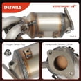 thumbnail image 6 of A-Premium Front Exhaust Manifold Catalytic Converter Kit Direct-Fit Compatible with Hyundai Sonata 2006-2008 & Kia Optima 2006-2008, Rondo 2007-2008, 2.4L, EPA Compliant, Replace# 2851025450, 6 of 6