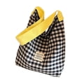 thumbnail image 4 of Bolso de lona para mujer, bolso de hombro, bolso de mano versátil para uso diario, ocio y viajes Negro, 4 of 9