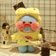 thumbnail image 1 of Lalafanfan-muñeco de peluche de pato azul para niña y niño, juguete de animales de peluche Kawaii, muñeco creativo de dibujos animados con accesorios, regalos de cumpleaños Fivean unisex, 1 of 2