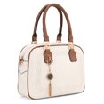 thumbnail image 4 of Montana West Small Top Handle Purse for Women Crossbody Satchel Handbag Barrel Bag, Beige Brown, 4 of 7