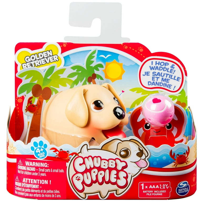 Chubby Puppies Single Pack Golden Retriever Walmart