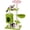 Flower, variant on Flower Cat Tree For Indoor Cats 2-door Large Condo Cave Bed Big Adult 41.2'' Cute Tower With Posts Cozy Floral Perch And Hammock Kittens Green Pink