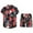 Black, variant on Edvintorg Hot Hawaiian Set Mens Printing Set Short Sleeve Summer Casual Floral Shirt Beach Two Piece Short Sets 2025 New Fashion Men Sets M-3Xl