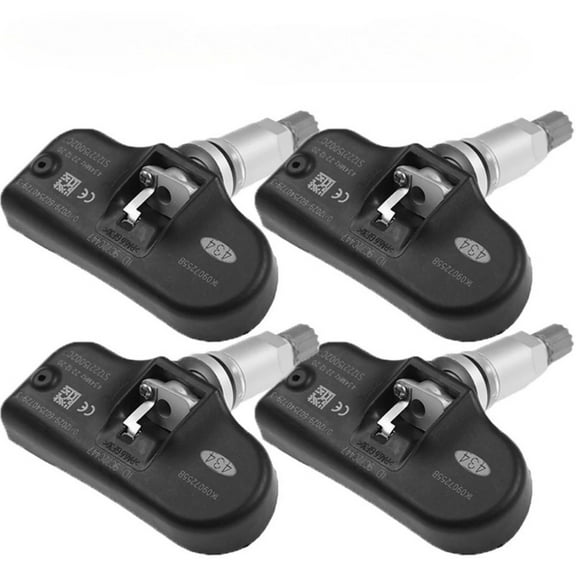 4 Pcs TPMS Tire Pressure Monitoring Sensor 433MHz 1K0907255B for VW New Beetle, Passat, Tiguan