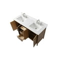 thumbnail image 2 of Vanity Art 60" Bathroom Vanity with Sink, Freestanding Storage Cabinet with Engineered Marble Top, Flip Down Tray, Drawer, and Shelve, 2 of 6