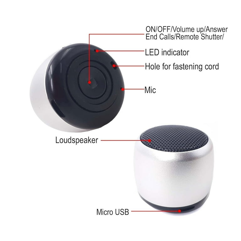 Mini Wireless Speaker for Samsung Galaxy Tab S8/S9/FE/Plus Tablets