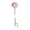 Pink, variant on Ceramic Pollinator Watering Station with Garden Stake - Scalloped Flower Water Bowl Dog Water Bowl - Decorative Outdoor Insect Feeder for Butterfly & Bee(Blue)