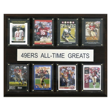 C&I Collectables NFL 12x15 San Francisco 49ers All-Time Greats