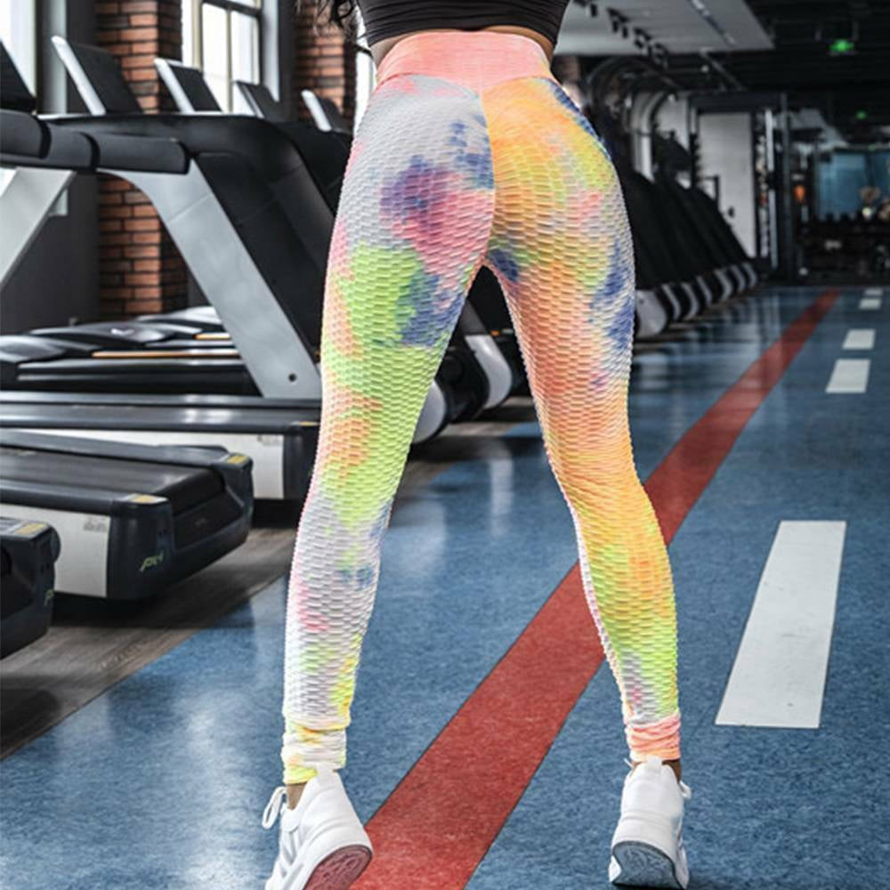 Rainbow Tie Dye Yoga Pants