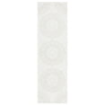 thumbnail image 2 of SAFAVIEH Blossom Brody Medallion Runner Rug, Ivory/Grey, 2'3" x 8', 2 of 9