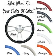 New World Motoring Chevelle Steering Wheel - Billet Aluminum, Choice of Color Full Kit Included