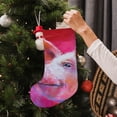 thumbnail image 5 of Lsque Pig Pattern 18 Inch Christmas Stockings, Festive Holiday Stocking for Christmas Decorations Holiday Decor, 5 of 7