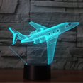 thumbnail image 4 of Jet Avion Lampe de Bureau USB 3D Lampe LED 7 Changement de Couleur, 4 of 5