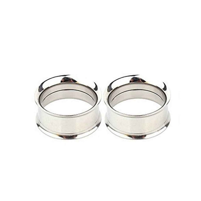fastboy Stainless Steel Ear Expander Body Piercing Jewelry Double Flared Ear Plugs Piercing Hollow Body Piercings Ear Gauge