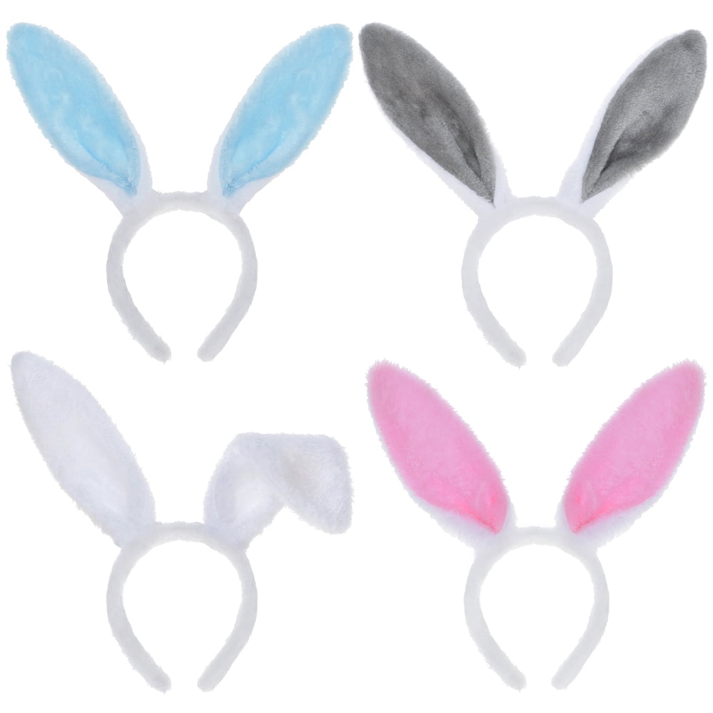 Toptie Easter Bunny Ears Headband for Adults & Kids, Rabbit Hair Hoop