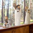 thumbnail image 2 of Family Parent-child Hugging Resin Ornament Hugging Pet Decoration Sculpture Minimalist Resin Craft Christmas Gift GuanGuan, 2 of 5