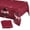 Burgundy Black, variant on Graduation Tablecloth Set 2 PCS Red and Black Disposable Rectangle Tablecloth 108"x54" for Class of 2026 Party Decorations and Supplies