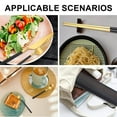 thumbnail image 3 of 3-piece stainless steel travel camping tableware set fork spoon chopsticks with portable box, 3 of 5